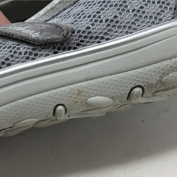 Skechers Shoes Womens 8.5 Gray Relaxed Fit Air Cooled Memory Foam Mary Jane Flat - Picture 11 of 11